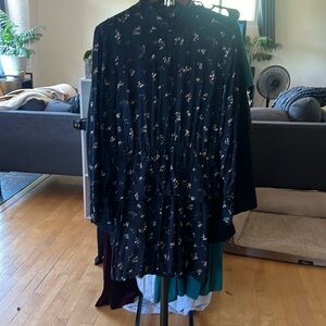 H&M Black and Floral dress